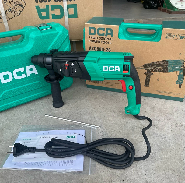 Máy khoan bê tông 3 chức năng dca azc800-26 1 Máy khoan bê tông 3 chức năng dca azc800-26